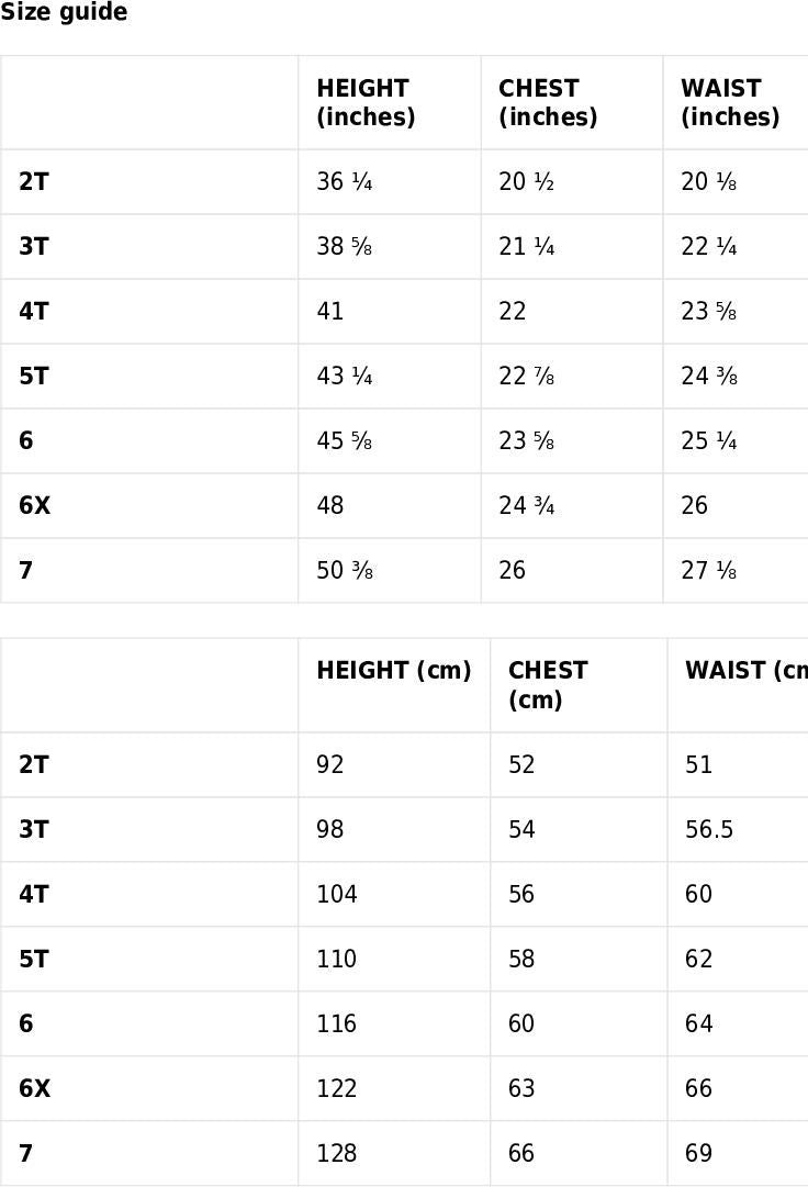 Kids crew neck t-shirt