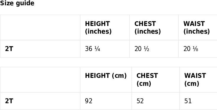 Kids crew neck t-shirt