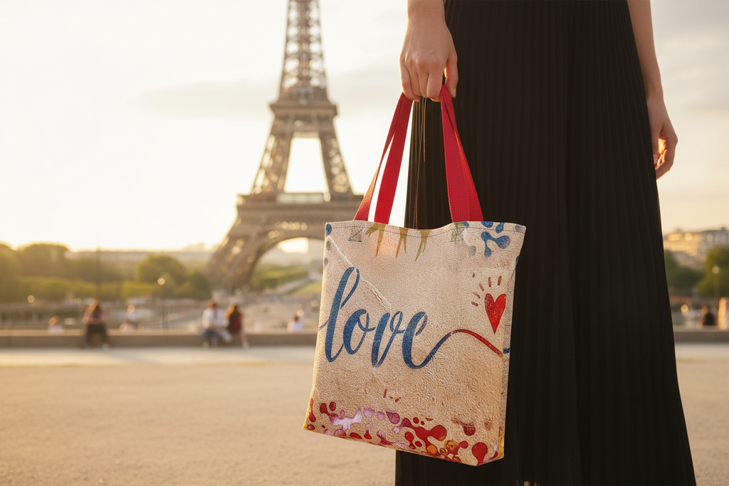 Love Birds Tote Bag – Red Hot Original Artwork Design